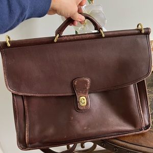Vintage COACH Lexington Brown Leather Briefcase Brown leather ❤️❤️ Final Price